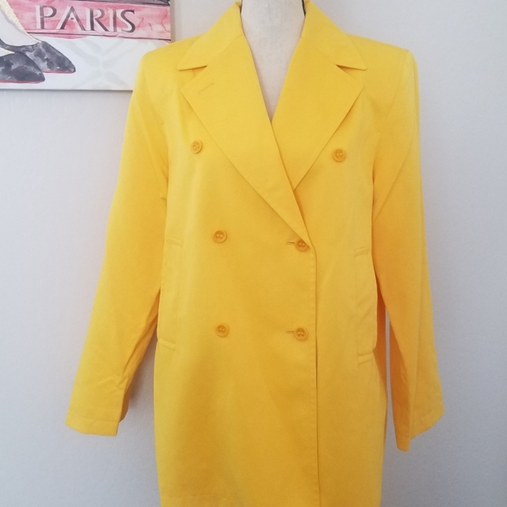 Emanuel Ungaro Liberte Yellow Jacket Size Medium